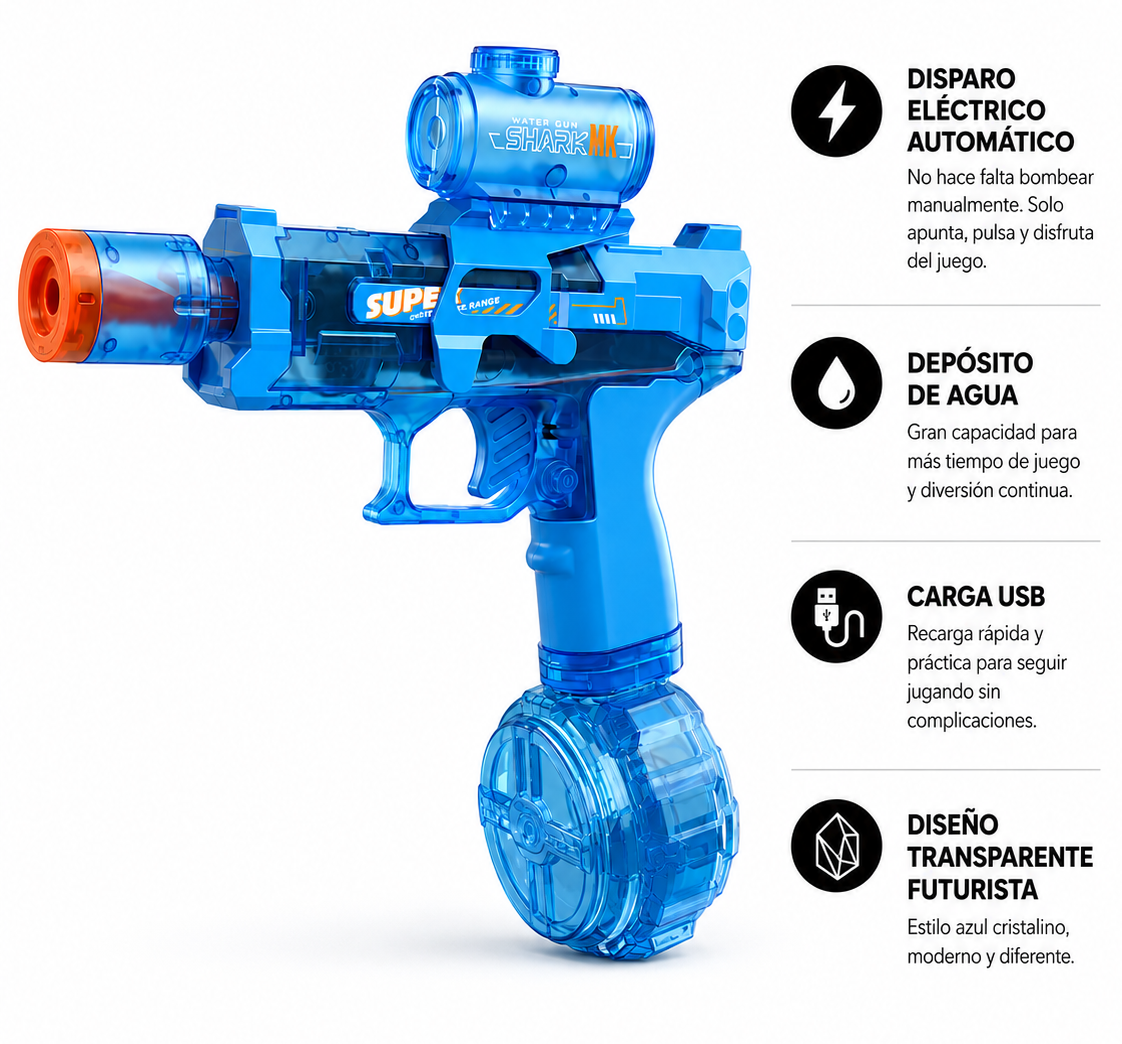 Pistola de agua eléctrica AquaStorm™